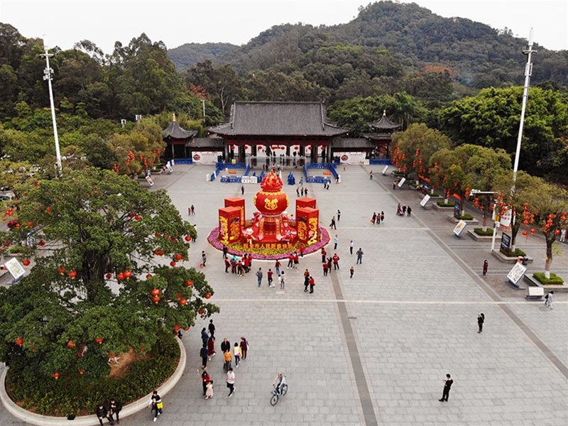 黄旗公园春节装饰